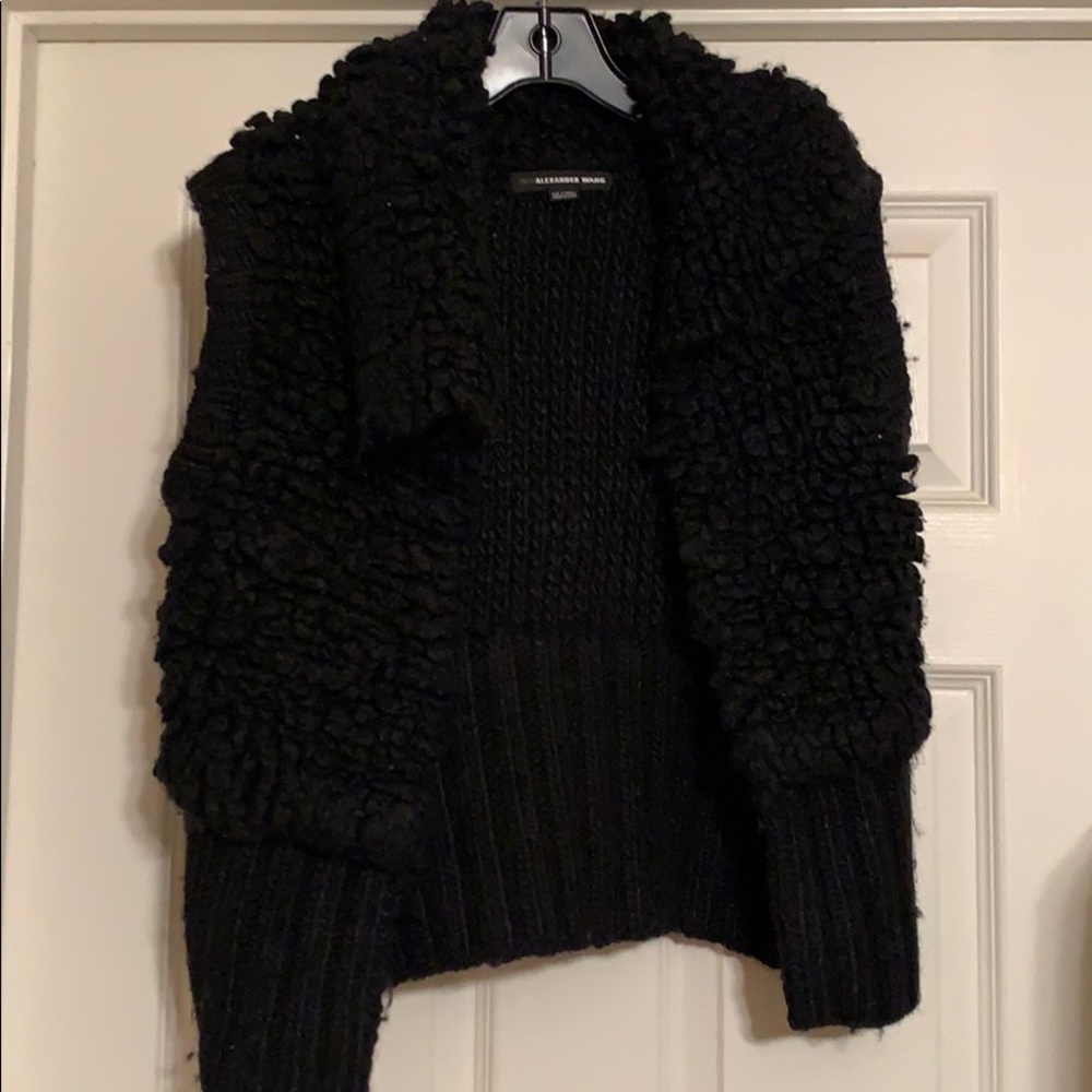 Alexander Wang Wool Collar Neck Vest - XS